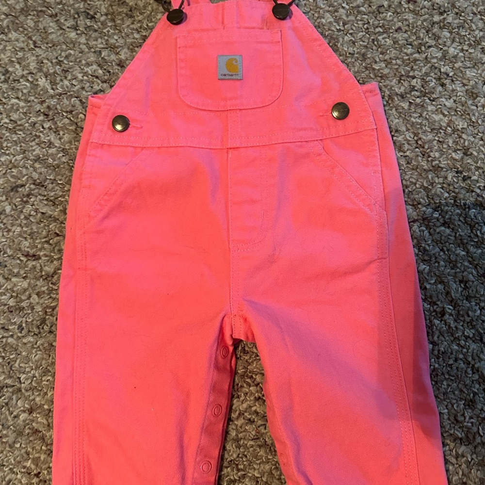 Carhartt Kids Pink Overalls